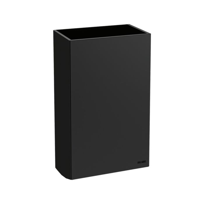 Delabie Black Wall-Mounted Stainless Steel Bin 