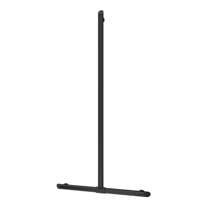Delabie Be-Line Matte Black Aluminium T-shaped Grab Bar 1130mm x 500mm Delabie Be-Line Matte Black Aluminium T-shaped Grab Bar 1130mm x 500mm