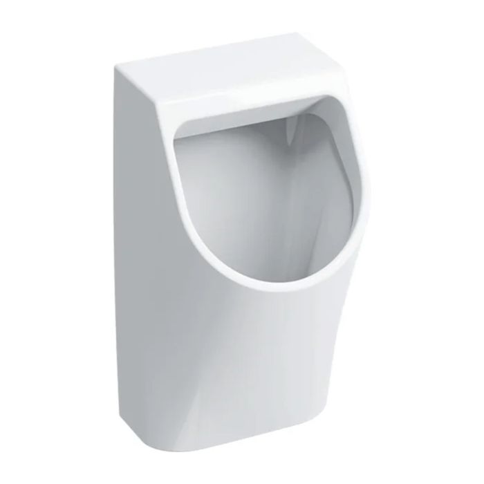 Geberit Smyle Urinal for Concealed Flush Control with Rear Outlet