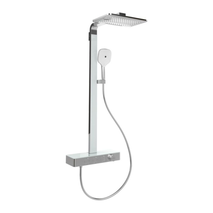 Infinity Showers Shower System With Three Features For Wall-mounted in Chrome Infinity Showers Shower System With Three Features For Wall-mounted in Chrome