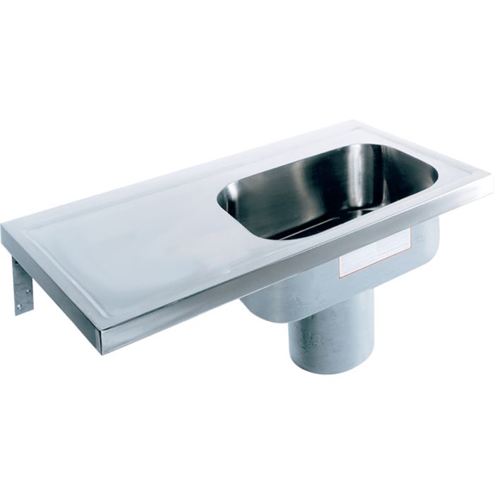 Right hand sink, left hand drainer - Twyford Hospital Plaster Sink 	
PS9115SS