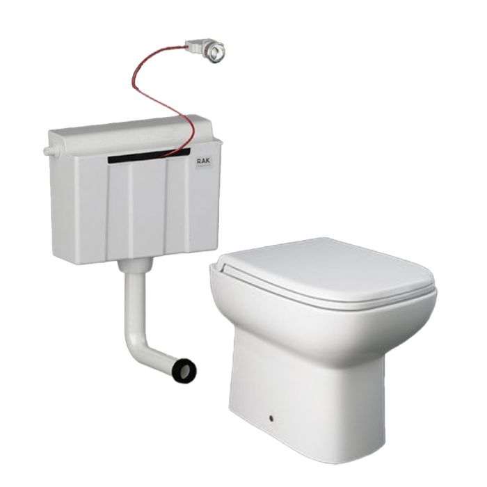 RAK Origin Back To Wall Toilet Pack with Small Flush Button