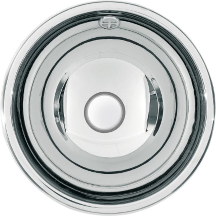 Delabie DVS RONDO Stainless Steel Round Inset Vanity Basin