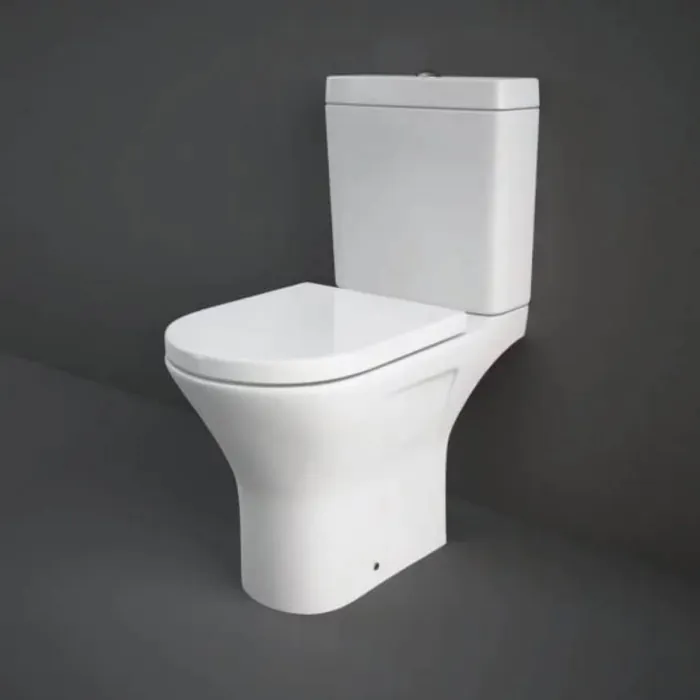 RAK-Resort Maxi Close Coupled Full Access Open Back WC Pan | Wrap Over Seat | Commercial Washrooms RAK-Resort Maxi Close Coupled Full Access Open Back WC Pan | Wrap Over Seat | Commercial Washrooms