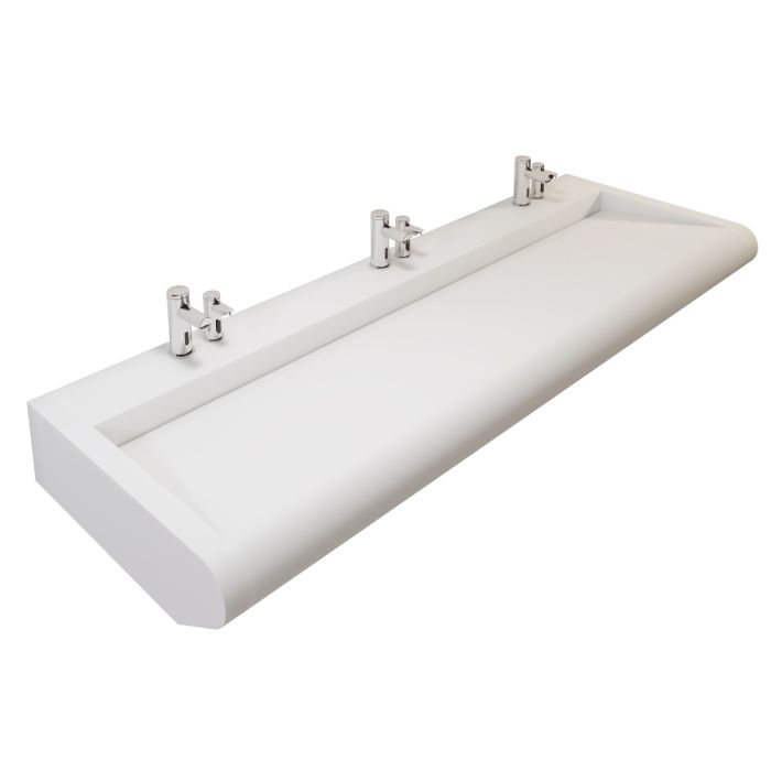 Convex Solid Surface Wash Trough