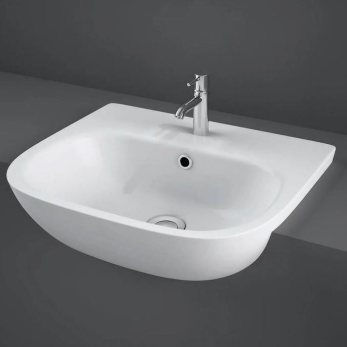 RAK-Tonique 52cm Semi Recessed Basin RAK-Tonique 52cm Semi Recessed Basin