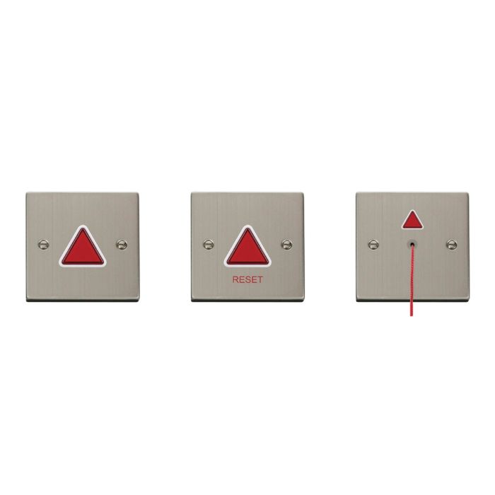 Stainless Steel Disabled Alarm System with Pull Cord Stainless Steel Disabled Alarm System with Pull Cord