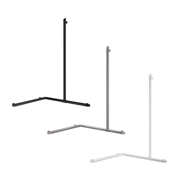 Delabie Be-Line Grab Bar and Shower Head Rail  Delabie Be-Line Grab Bar and Shower Head Rail