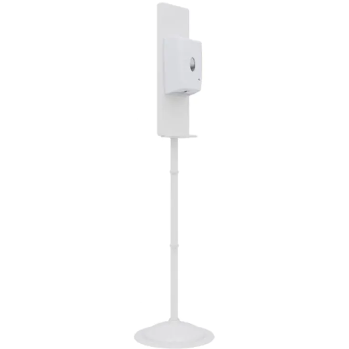 White ABS Plastic Hand Sanitiser Dispenser Stand | Commercial Washrooms