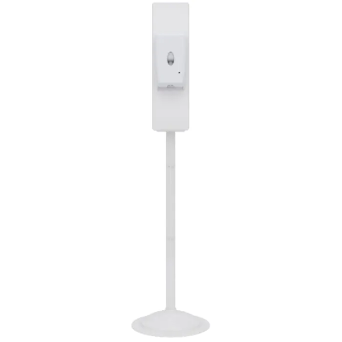 White ABS Plastic Hand Sanitiser Dispenser Stand | Commercial Washrooms White ABS Plastic Hand Sanitiser Dispenser Stand | Commercial Washrooms