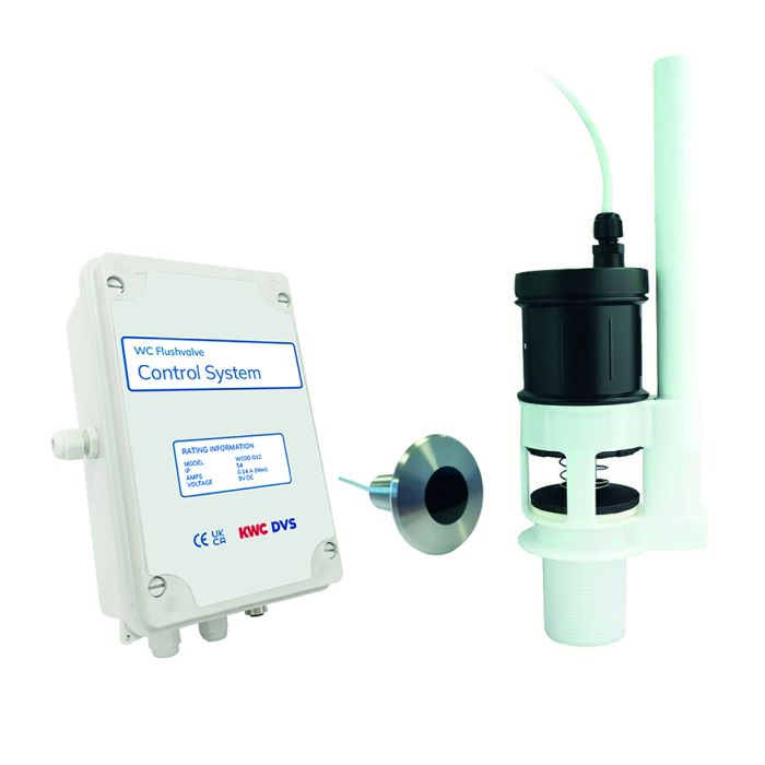 KWC DVS Battery Powered Automatic Toilet Sensor Flush Kit