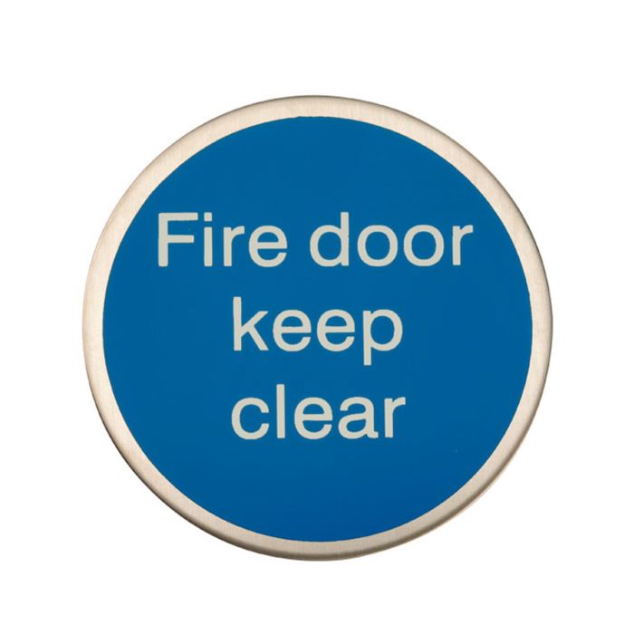 Adhesive Fire Door Keep Clear Sign Adhesive Fire Door Keep Clear Sign