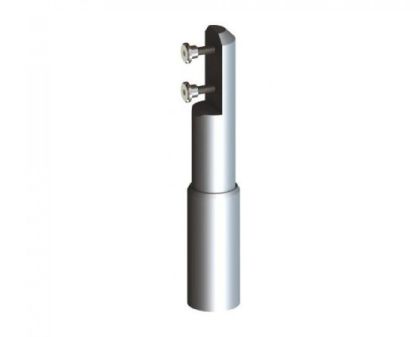 Aluminium Height Adjustable Cubicle Support Leg - Round - 18-21mm