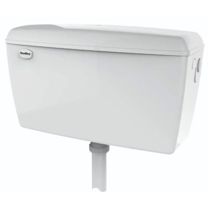 Dudley D Auto Cistern for Urinal, White | Thomas Dudley
