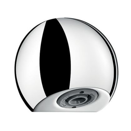 Anti-Ligature Round Wall Mounted Shower Head, Adjustable Spray, up to 230mm Walls | Dudley Resan