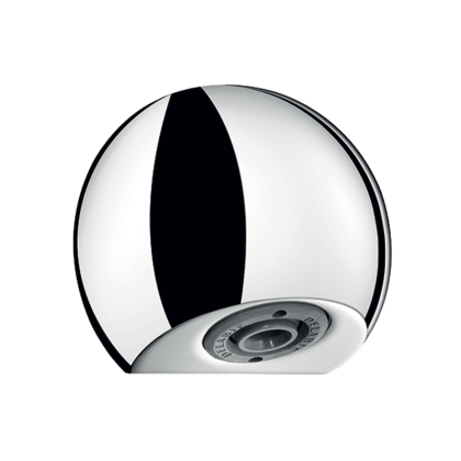 Delabie Round Fixed Shower Head with Adjustable Nozzle