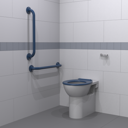 NymaPRO Back To Wall Ambulant Doc M Toilet Pack with Steel Exposed Fixings