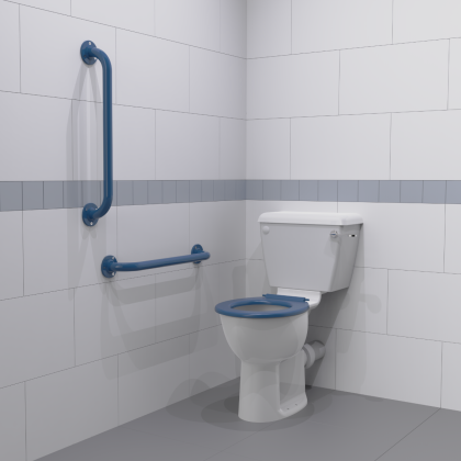 NymaPRO Close Coupled Ambulant Doc M Toilet Pack with Steel Exposed Fixings