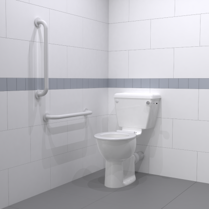 NymaPRO Close Coupled Ambulant Doc M Toilet Pack with Concealed Fixings and Lockable Lid