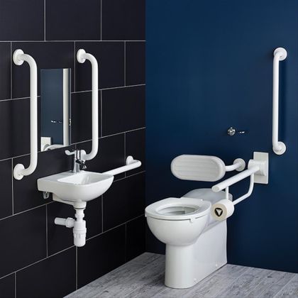 Armitage Shanks Doc M Back to Wall Toilet Pack - Left Hand - White | Commercial Washrooms