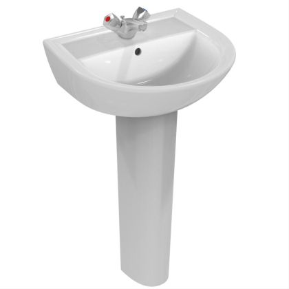 Armitage Shanks Sandringham 21 50cm Washbasin with 1 Taphole and Overflow | Commercial Washrooms