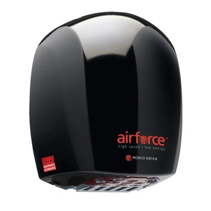 Airforce Warner Mk3 Hand Dryer - Black | Commercial Washrooms