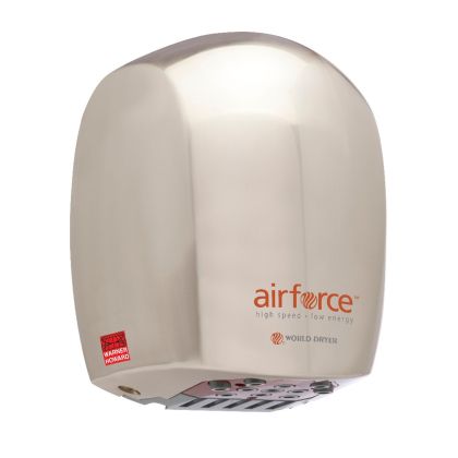 Airforce Hand Dryer | Brushed Chrome | Commercial Washrooms