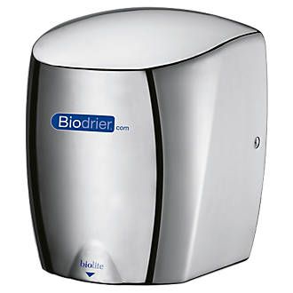 Biodrier Bio-Lite High Speed Energy Efficient Dryer - Chrome