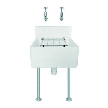 18" Low Back Cleaners Sink Pack | Commercial Washrooms