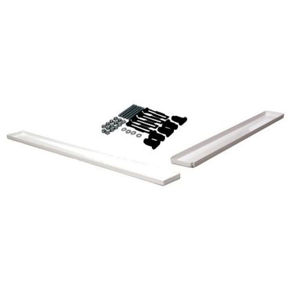 Just Trays shower tray panel kit 1200 x 900mm | Commercial Washrooms