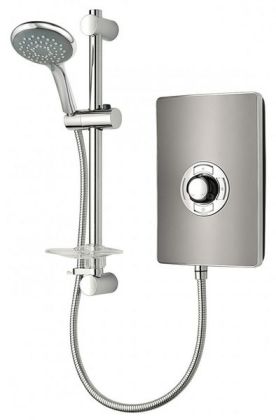 Triton Aspirante electric shower 8.5kw Gun Metal | Commercial Washrooms