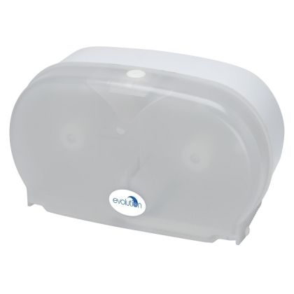 Evolution Micro Twin Toilet Roll Dispenser | Commercial Washrooms
