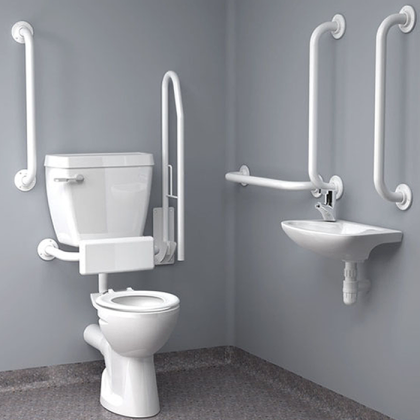 Inta Standard Doc M Pack with 6L Low Level Disabled Toilet