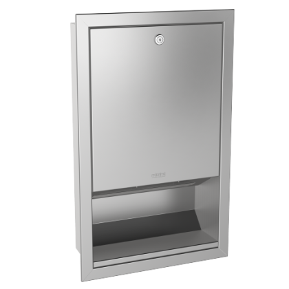 KWC DVS Stainless Steel Recessed Paper Towel Dispenser
