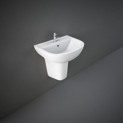RAK Compact Semi Half Pedestal | Commercial Washrooms