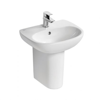 Ideal Standard Tesi 45cm Handrinse Washbasin 1 Taphole with Overflow | Commercial Washrooms