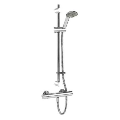 Inta Coolflo Safe Touch Thermostatic Bar Shower With Flexible Slide Rail Kit | Commercial Washrooms