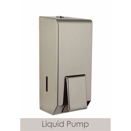 Polished Steel Refillable Soap Dispenser 900ml | Commercial Washrooms