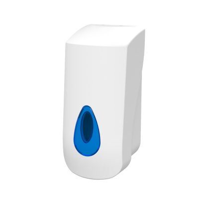 Modular Refillable Plastic White Soap Dispenser | Commercial Washrooms