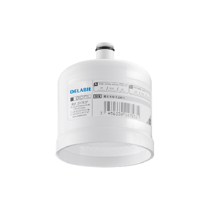 Delabie Anti-bacterial BIOFIL cartridge filter P with Rain Effect Spray | Commercial Washrooms