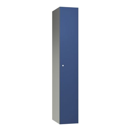 One Door Supreme Wet Area Locker with Blue SGL Laminate Door