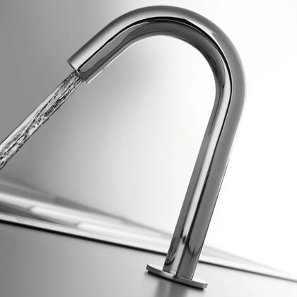 RAK-Compact Commercial Tall Curved Deck Mounted Infra-Red Tap