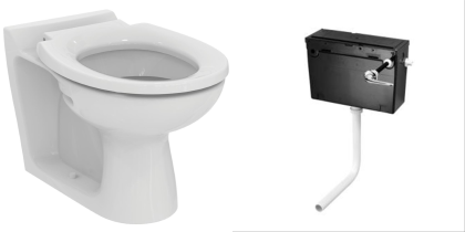 Armitage Shanks Contour 21 305mm Back To Wall School Toilet and Cistern