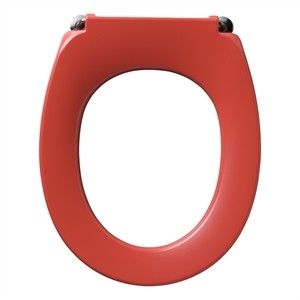 Red Armitage Shanks Contour 21 Toilet Seat For 305mm High Pan (No Cover)