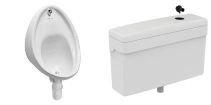 Armitage Shanks Sanura 500mm Urinal Bowl Pack (Concealed Cistern)