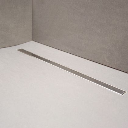 On The Level SuperSlim Tile-In Wet Room Drainage Kit | Stainless Steel | Commercial Washrooms