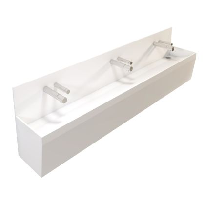Edge Solid Surface Wash Trough