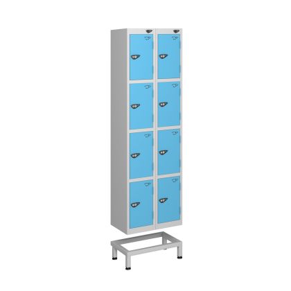 Steel Locker Stand for Two Units | Commercial Washrooms