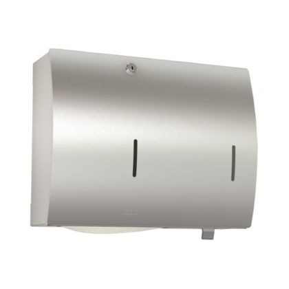KWC DVS Stratos Paper Towel and Soap Dispenser Combination for Wall Mounting