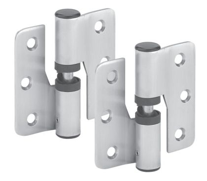 Right Handed Gravity Hinge - Polished Stainless Steel | Commercial Washrooms